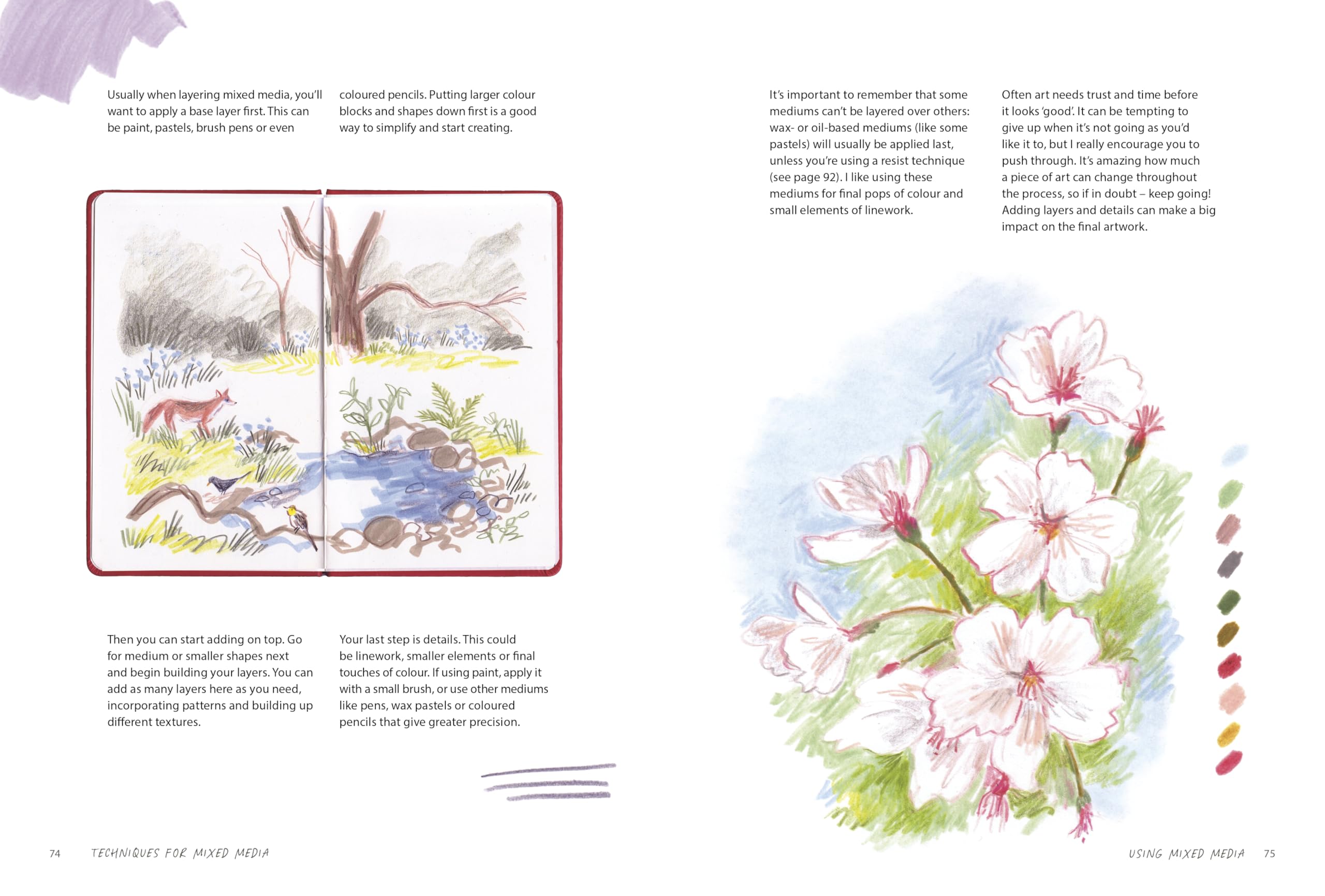 Sketchbook Joy: How to embrace your creativity and fill your sketchbooks with colour