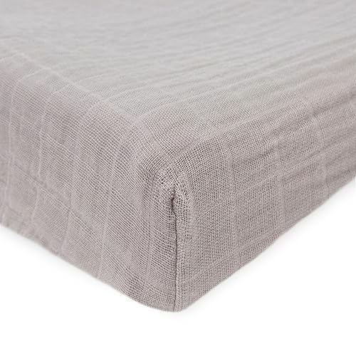 Miniatura 9 de Little Unicorn Funda para cambiador de pétalos de rosa, 100% muselina de algodón, súper suave, cambio de pañales para bebé, lavable a máquina, 16 x