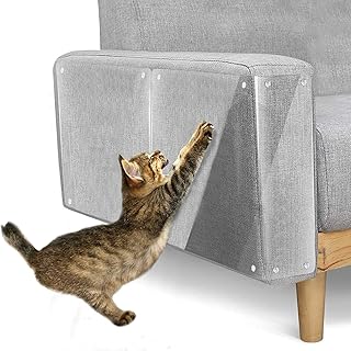 Cat Scratch Furniture Protector 6Pack X Large Cat Scratch Deterrent Cat Scratching Guard Cat Couch Protector Cats Furniture Protector Cat Repellent for Furniture Scratch Cat Training Tape