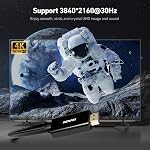 BENFEI 4K DisplayPort to HDMI 6 Feet Cable, Uni-Directional DP 1.2 Computer to HDMI 1.4 Screen Cable Compatible with HP, ThinkPad, AMD, NVIDIA