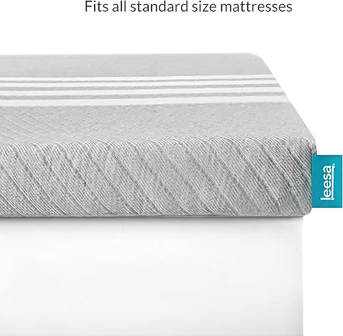 Miniatura 2 de Leesa Cubrecolchón con espuma refrescante y funda lavable, tamaño California King  30 noches gris