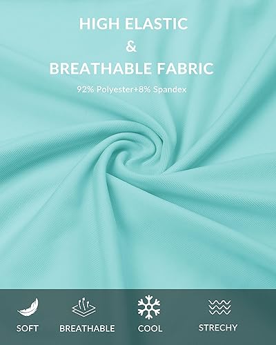 Witwot Butterfly Shorts Girls, 2-in-1 Teen/Kids Girl Flowy Skort for Running, Tennis, Dance(Light Green-orange,9-10 Years)