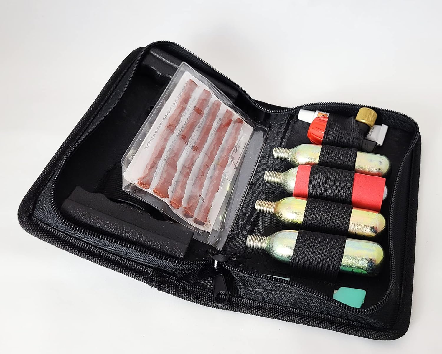 16g CO2 Tire Inflator Tool Kit with Tire Plug Tool Kit