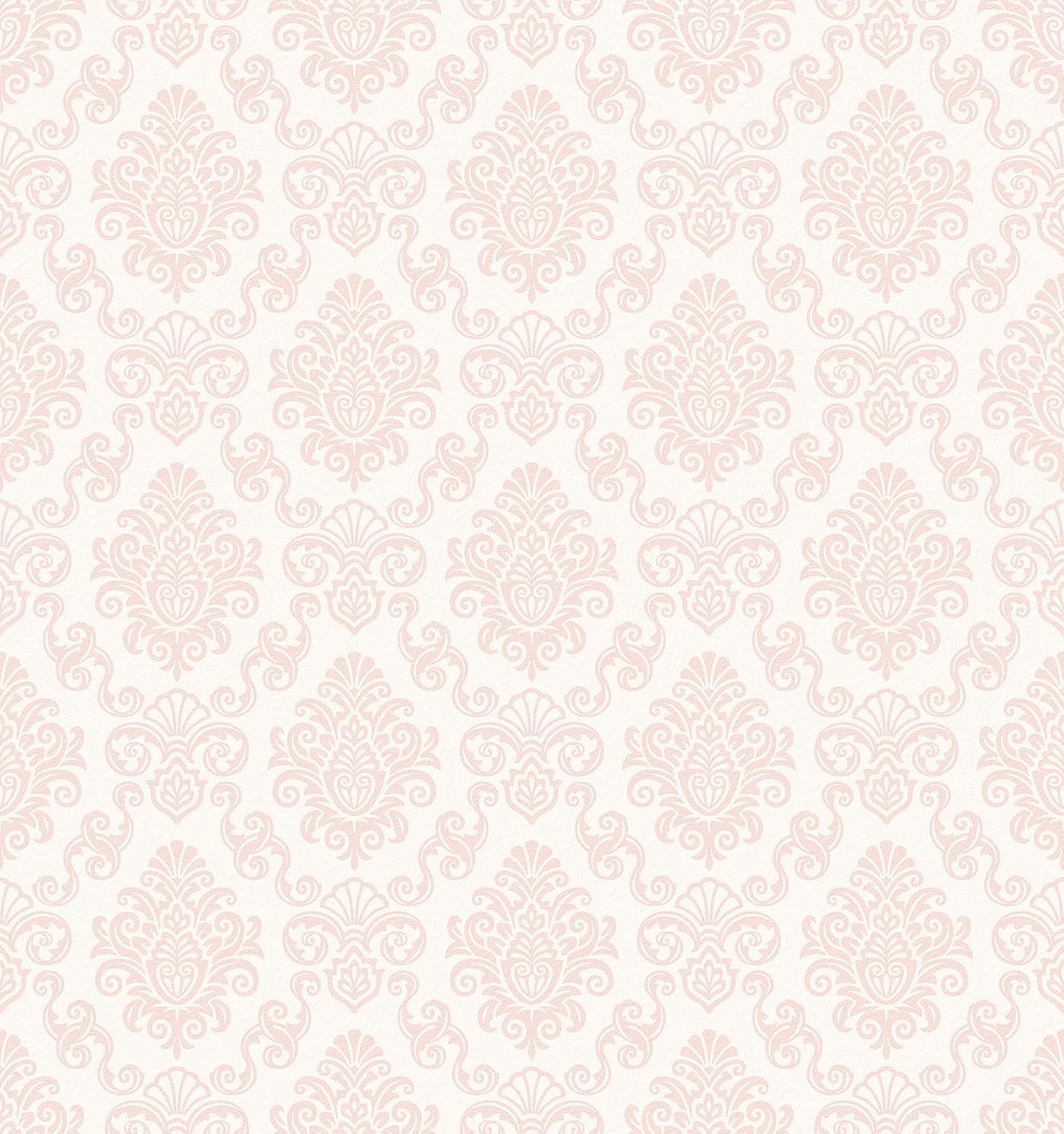 Pink Boho Wallpaper Peel and Stick Vintage Floral Wallpaper Gothic Pink Patterned Self Adhesive Waterproof Contact Paper for Cabinet Walls Bedroom Home Decor Renter Friendly 17.5"x102"