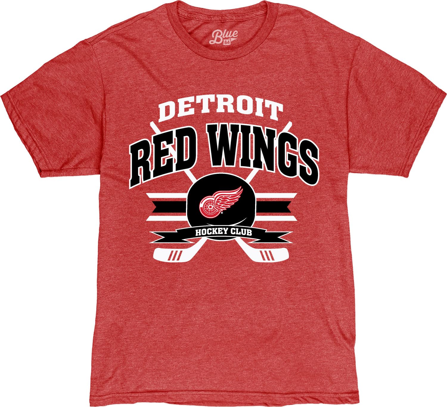 Blue 84 NHL Officially Licensed T-Shirt Heathered Hockey Puck โ image 1