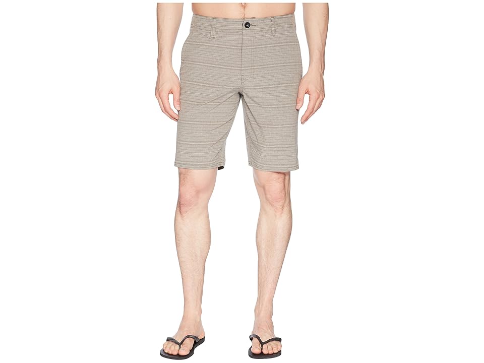 

O'Neill Locked Stripe Hybrid Walkshorts (Dark Army) Men's Shorts