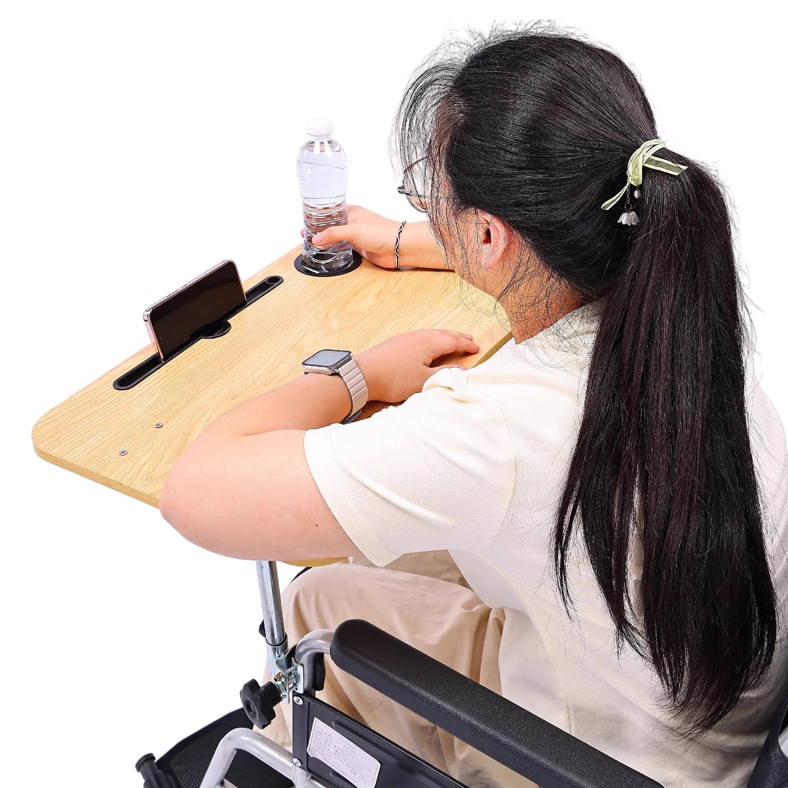 Amazon.co.jp: 車椅子対応の木製ダイニングテーブル カードスロット