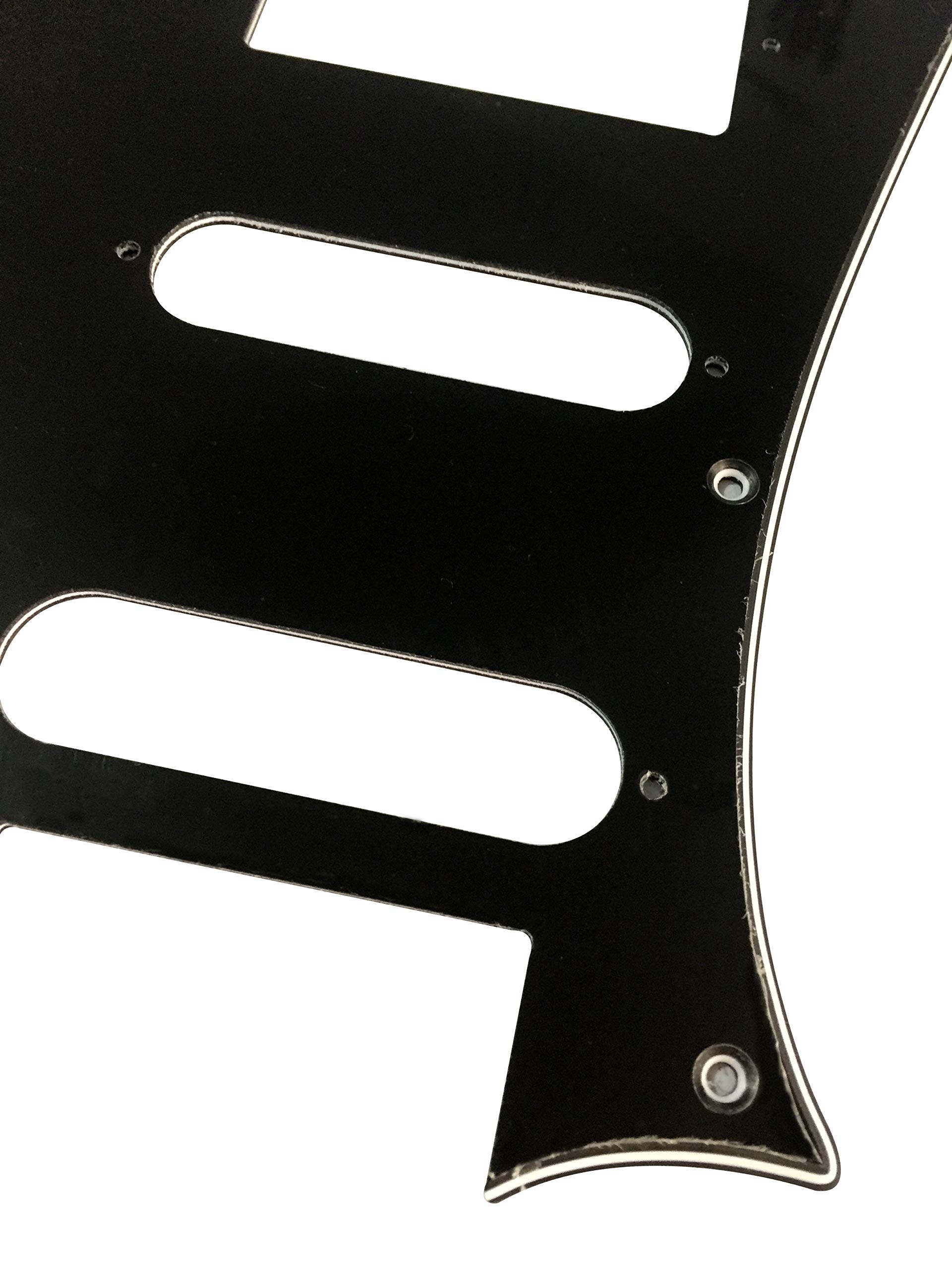 For Ibanez RG40 HSS Style Guitar Pickguard Scratch Plate (3 Ply Black)