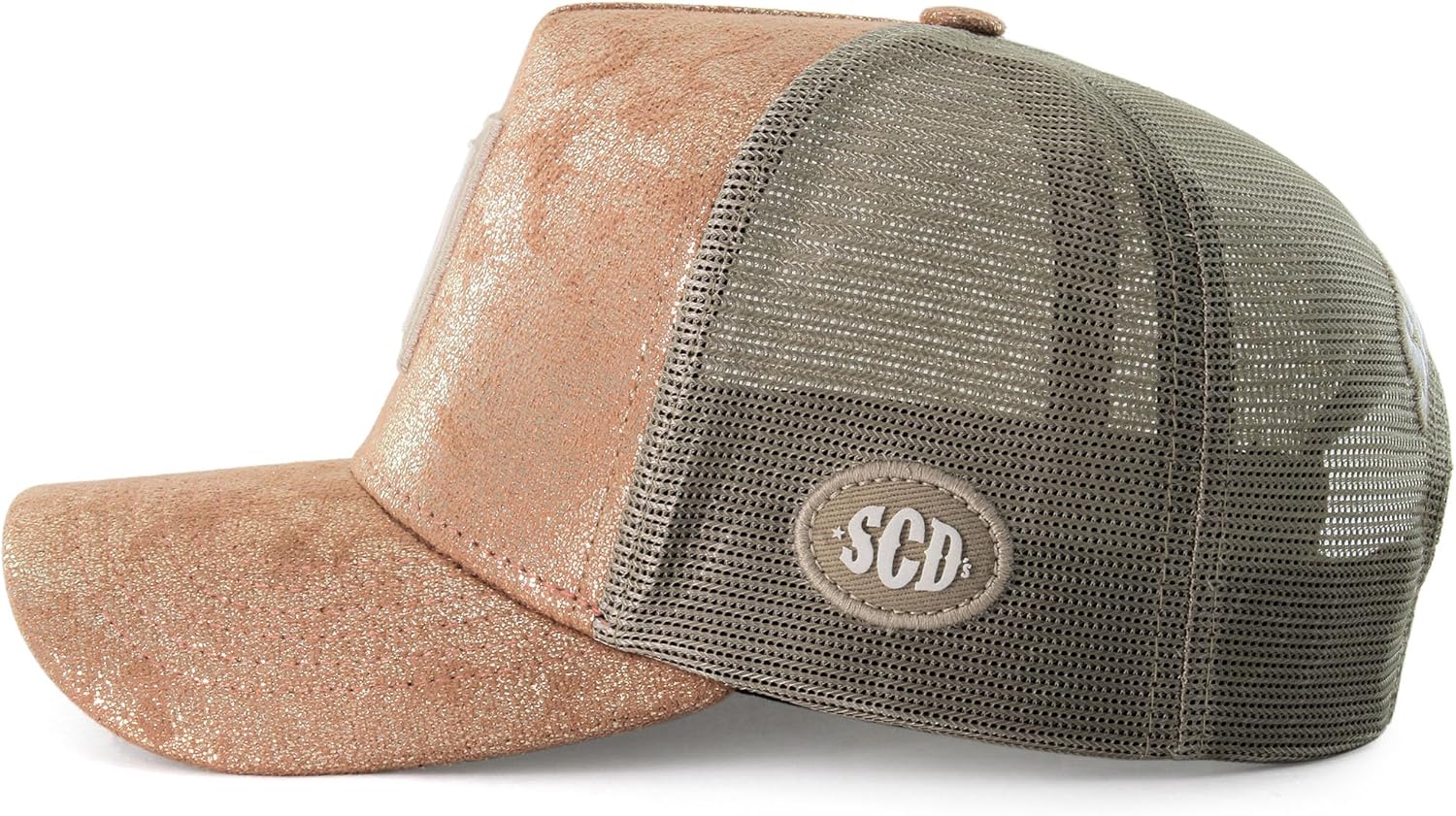 Sacudido's | Logo | Trucker Cap, Agribusiness, Ranch Hat, Farm Cap, Adjustable, for Men and Women, Great for Hunting (US, Alpha, One Size, Rose)