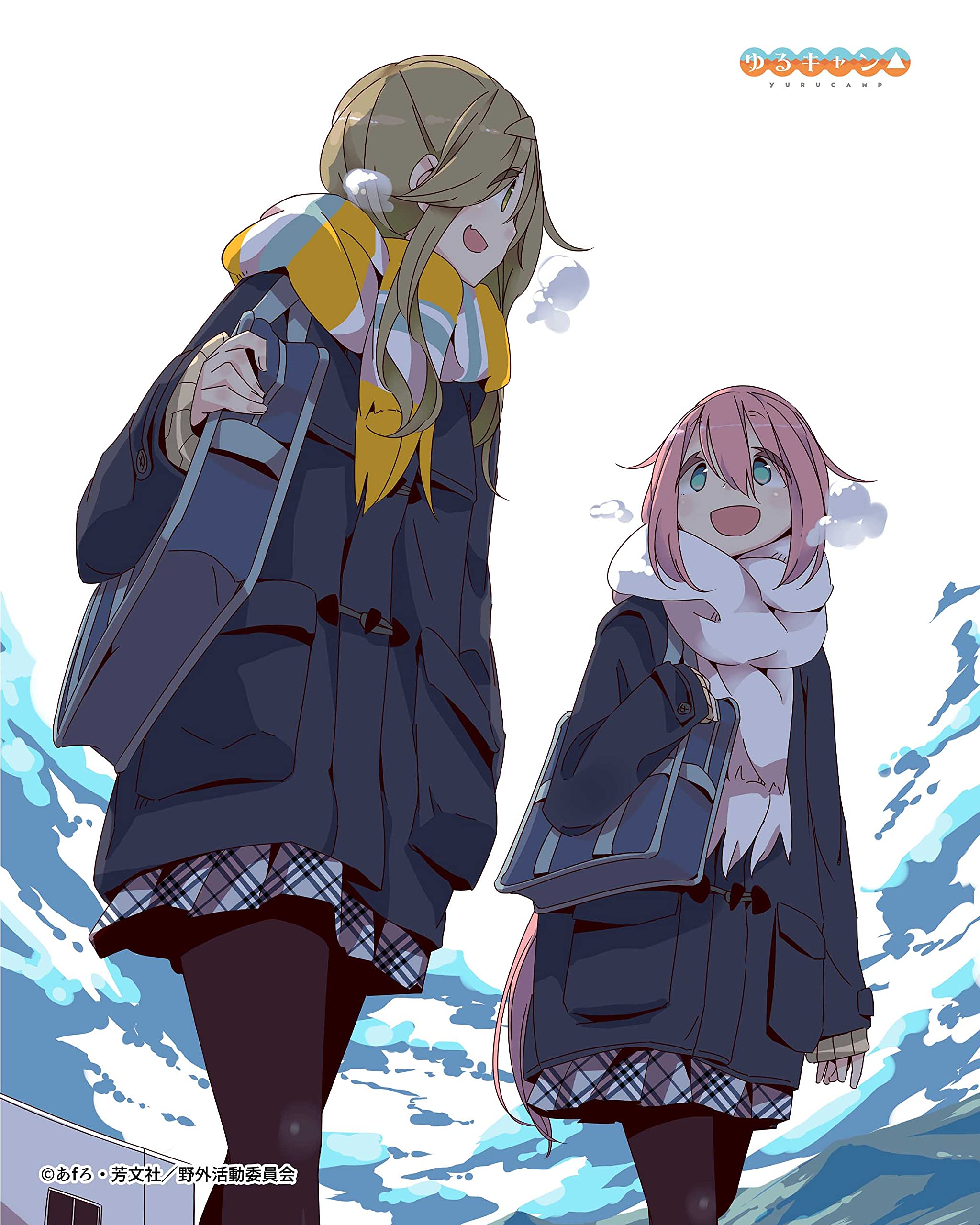 Amazon.co.jp: ゆるキャン△ あおい＆なでしこ アートウッドボード