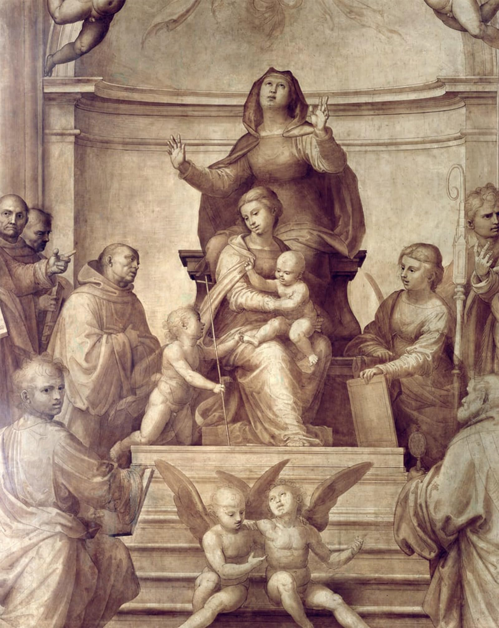 Tableaux Pour la Décoration de la Chambre Postere Toile Fra Bartolommeo