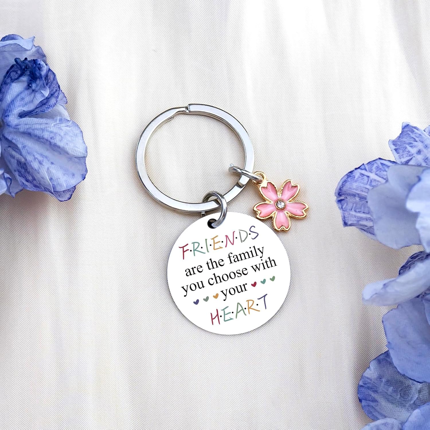 Cute Valentines Gifts for Friends Bestie Gifts for Women Cute Best Friends Gift Keychain Bestfriend Birthday Gift for Womens Bff Bestie Soul Sister Birthday Christmas Friendship Anniversary Keyring - Image 6