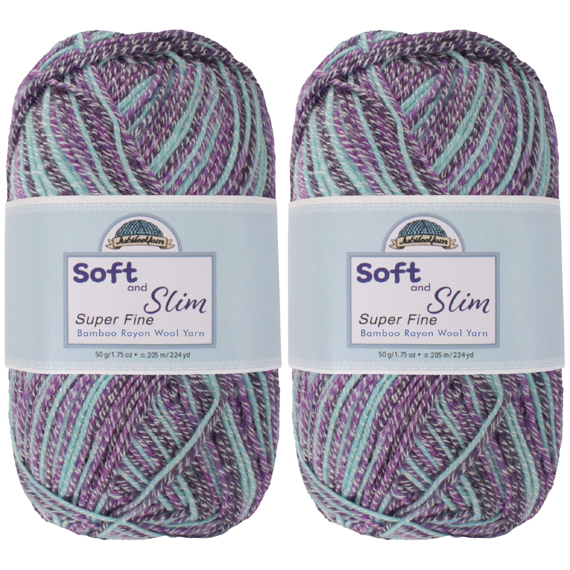 Laine de bambou pour tricoter la layette de bébé JubileeYarn fil fin couleur Aphrodite