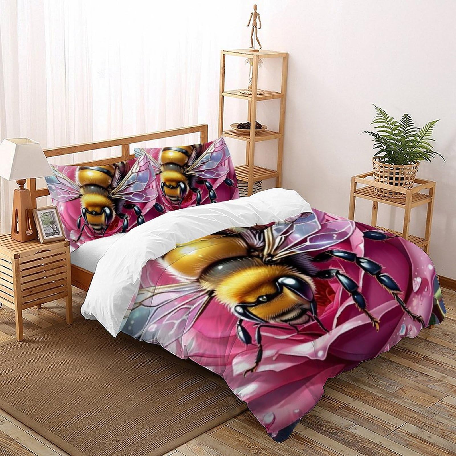 Housse de couette King motif animaux volants 3D pour créer un espace de rêve dans sa chambre