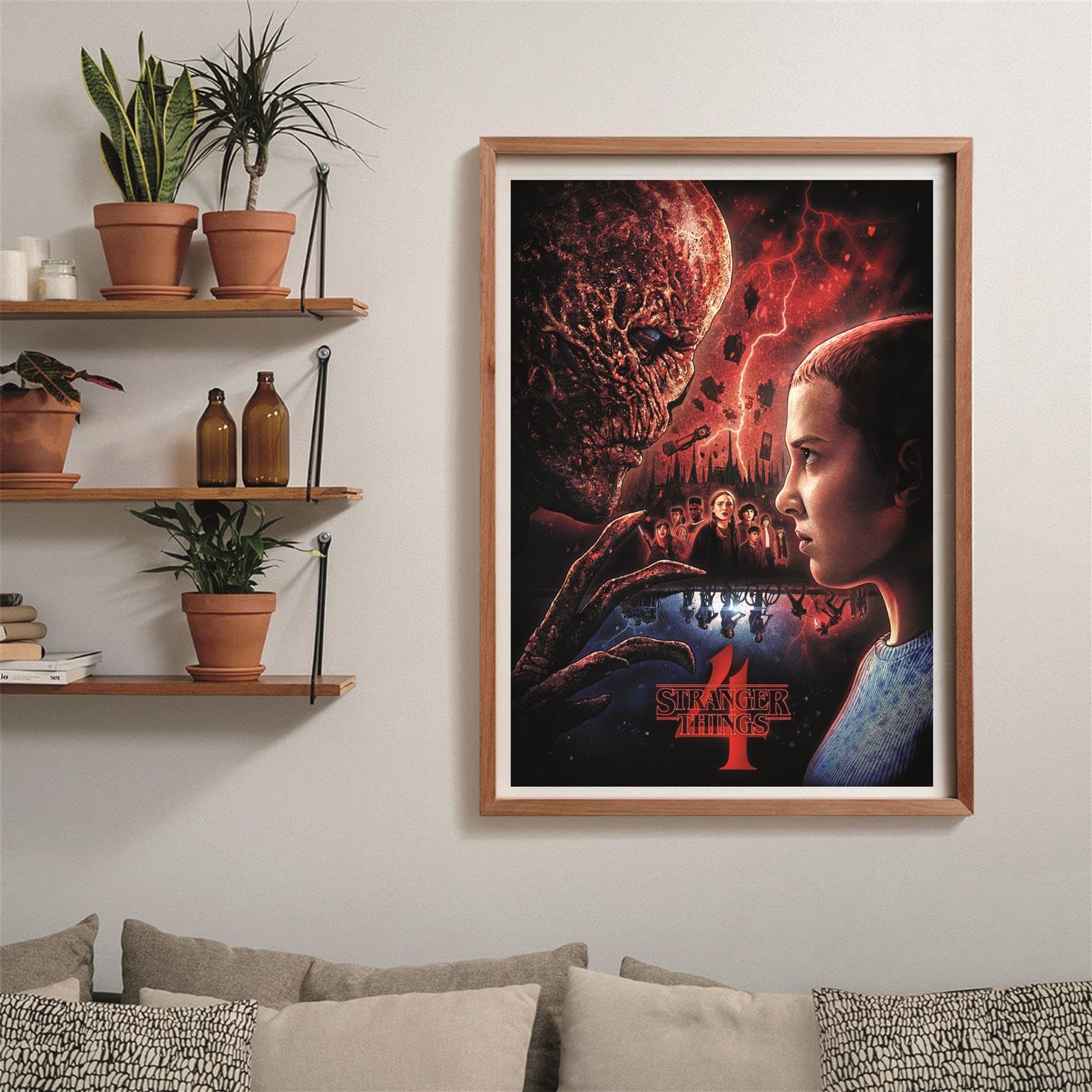 Puzzle Clementoni 1000 Pièces Stranger Things - Boîte Compacte, Fabriqué En Italie, 70x50 Cm