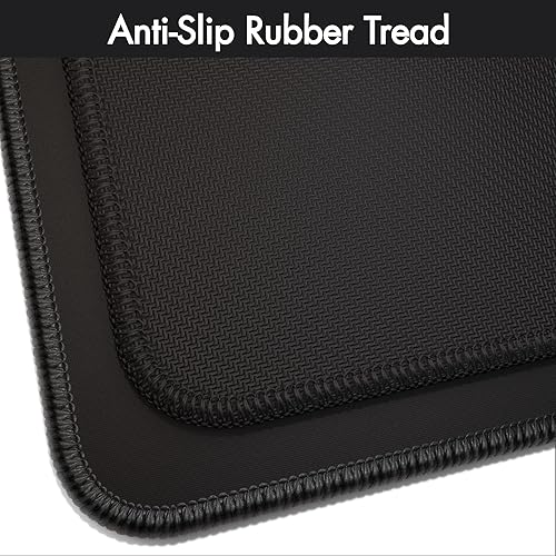 Miniatura 5 de Alfombrilla de mouse para juegos - 48 x 24 pulgadas - 0.157 in de grosor con bordes cosidos, base de goma antideslizante, alfombrilla de mouse de