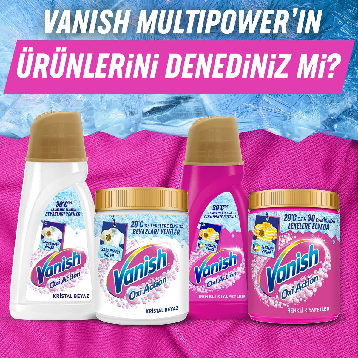 Vanish Multipower Toz Pembe 970 gr