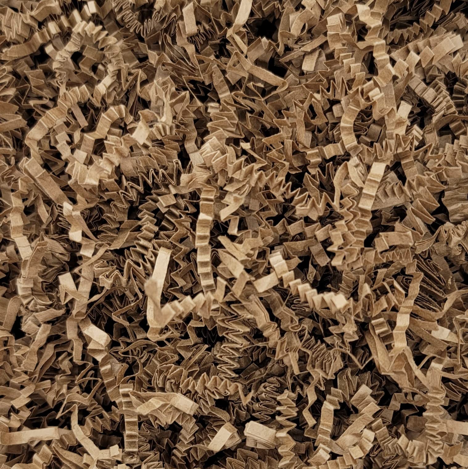 1/2lb Kraft Crinkle Cut Paper Shred Filler in Resealable Bag. Great for Gift Basket, Wrapping, Cushion, Packing. AtoZ Y