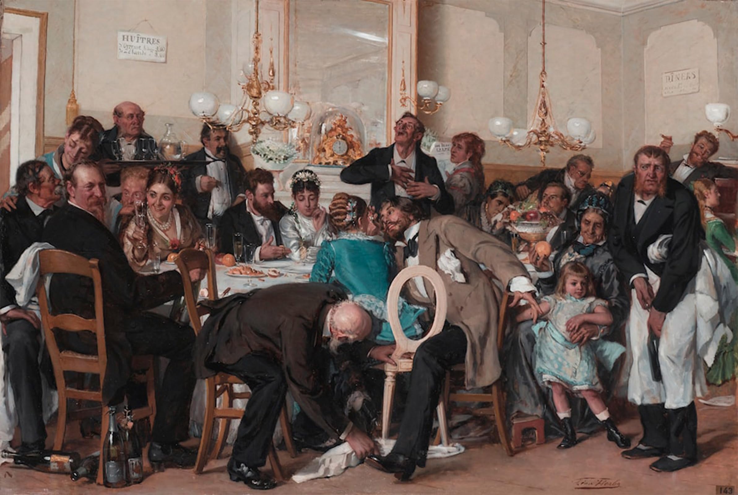 Posteriik No Frame Famous Print Pop Art Wall Art Graffiti The Wedding Feast By Leon Herbo Art Prints For Home Decor 60X90cm