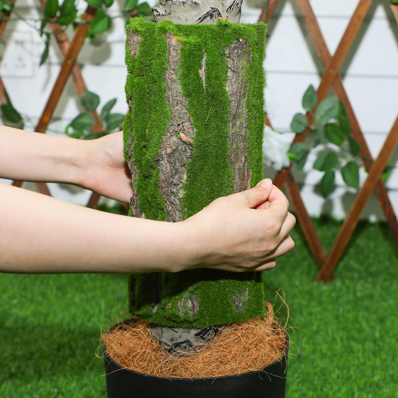 Amazon.com: Suncalla Artificial Moss Bark 11.8 x 11.8 inches Tree