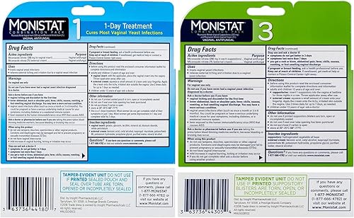 Miniatura 12 de Monistat Paquete de 2 (supositorio de 3 días y paquete combinado de óvulos de 1 día)