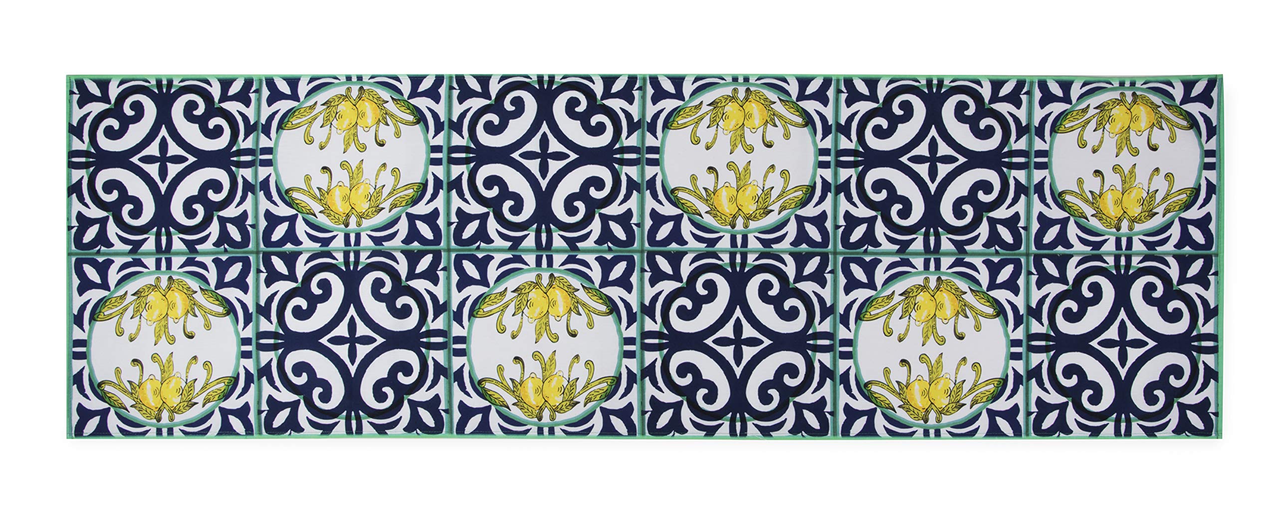 Excelsa Amalfi Bieżnik, Żółty/Niebieski, 45 x 140 cm