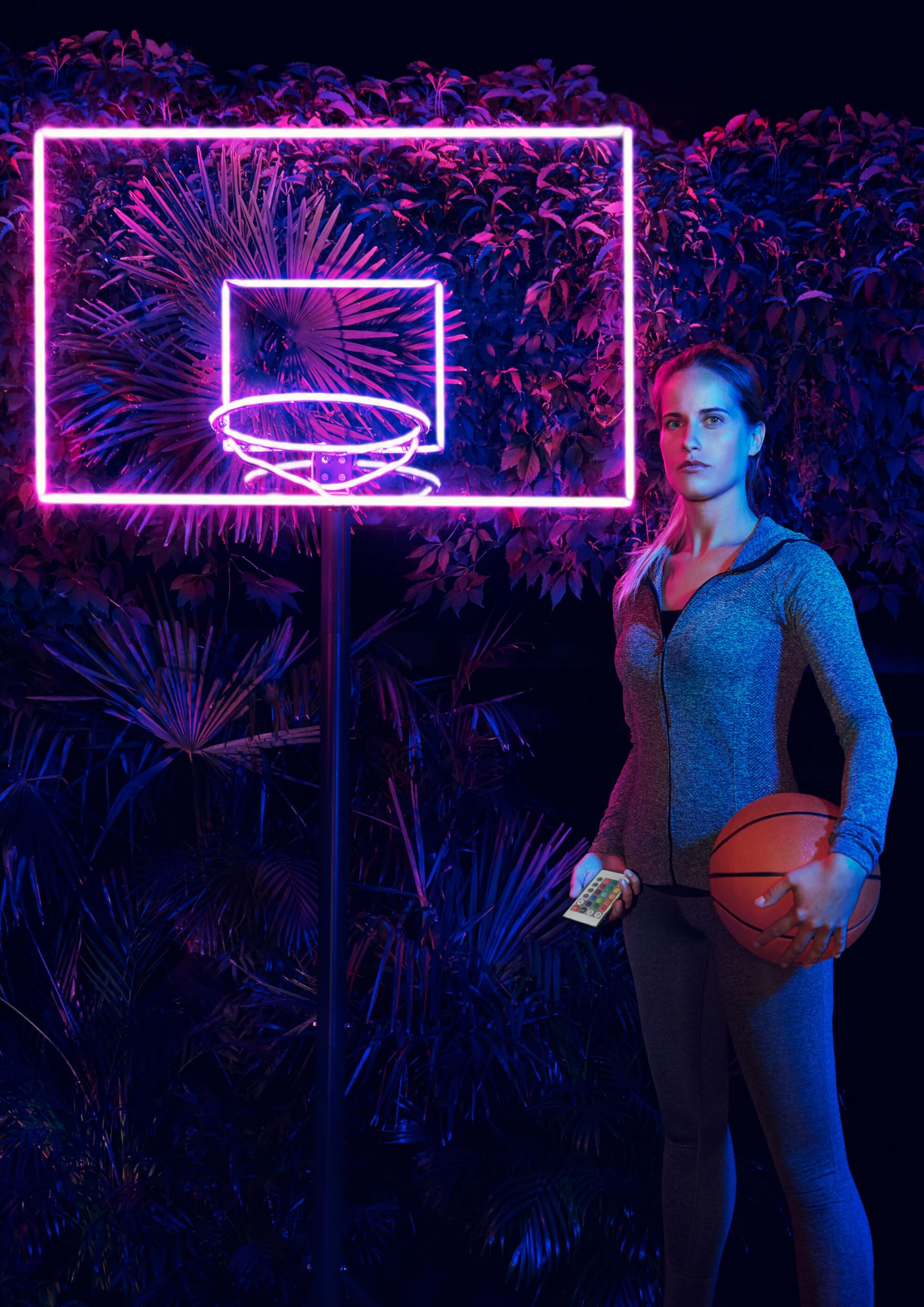 Ledvance LED Lichtschlauch für Innen und Außen, 5 Meter Länge, als Wohnraum- oder Gartenbeleuchtung, flexibel und biegsam, 23W, RGB-Farben per Fernbedienung änderbar, Schutzart IP65, NEON DIGITAL FLEX