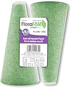 FloraCraft FloraFōM 2 Piece Cone 2.75 Inch x 6 Inch Green