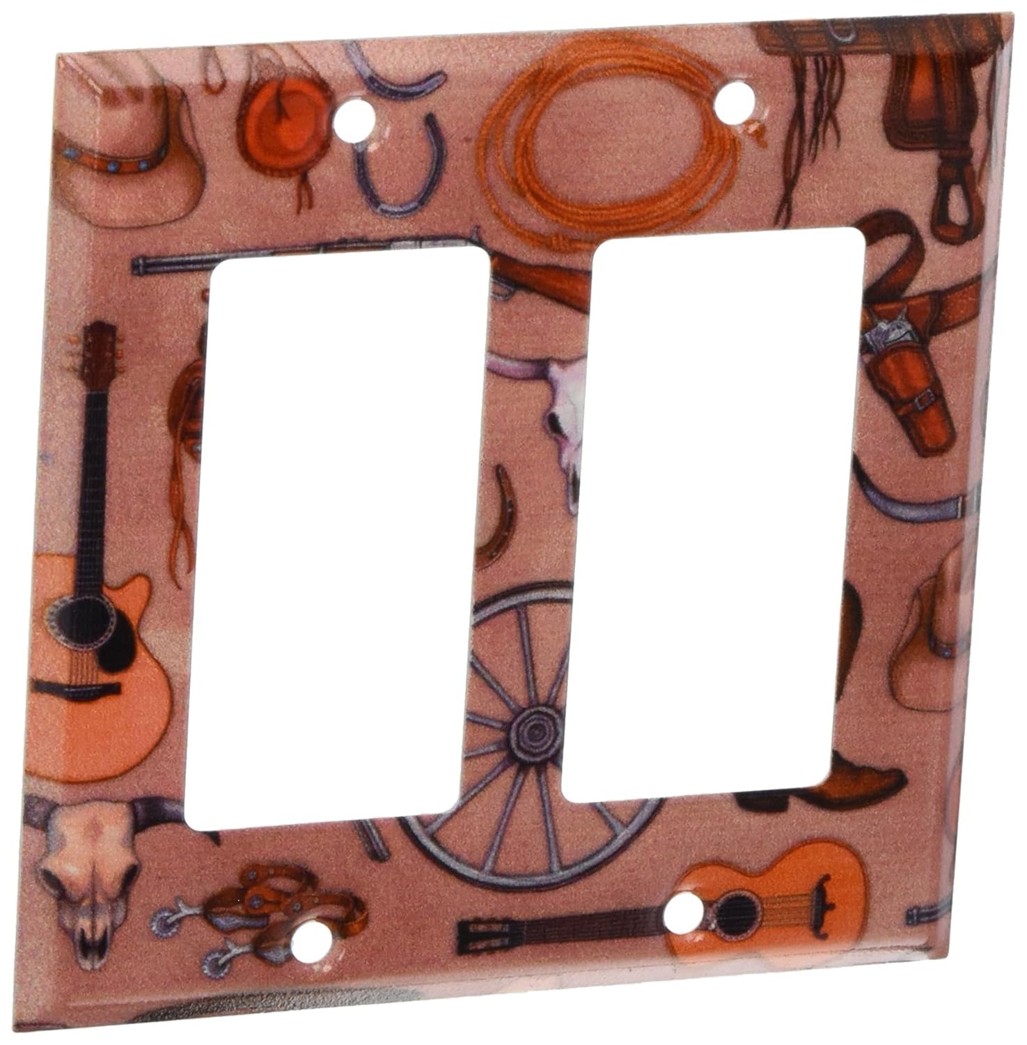 Art Plates Western Switch Plate Double Rocker Amazon.in Home