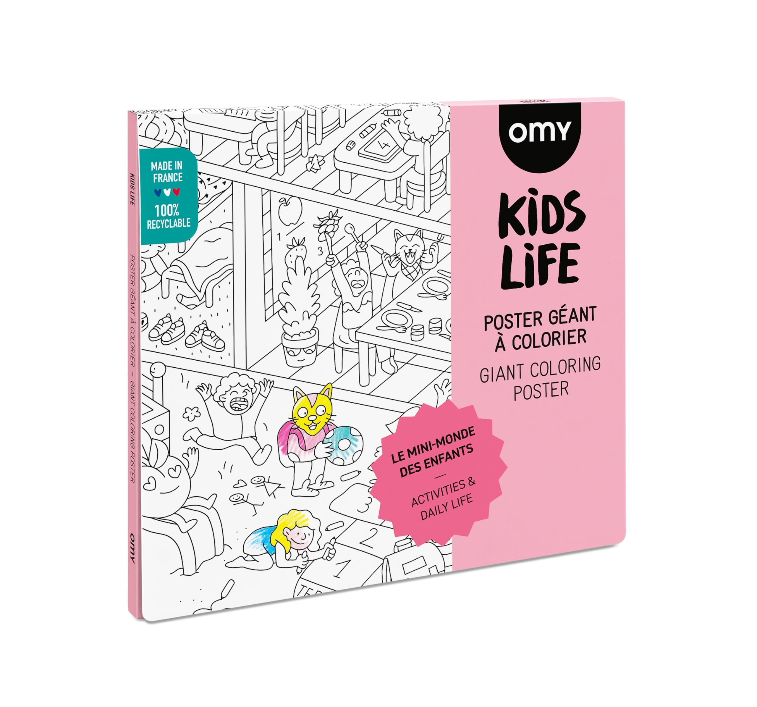 OMY Giant Colouring Poster for Kids - Kids Life
