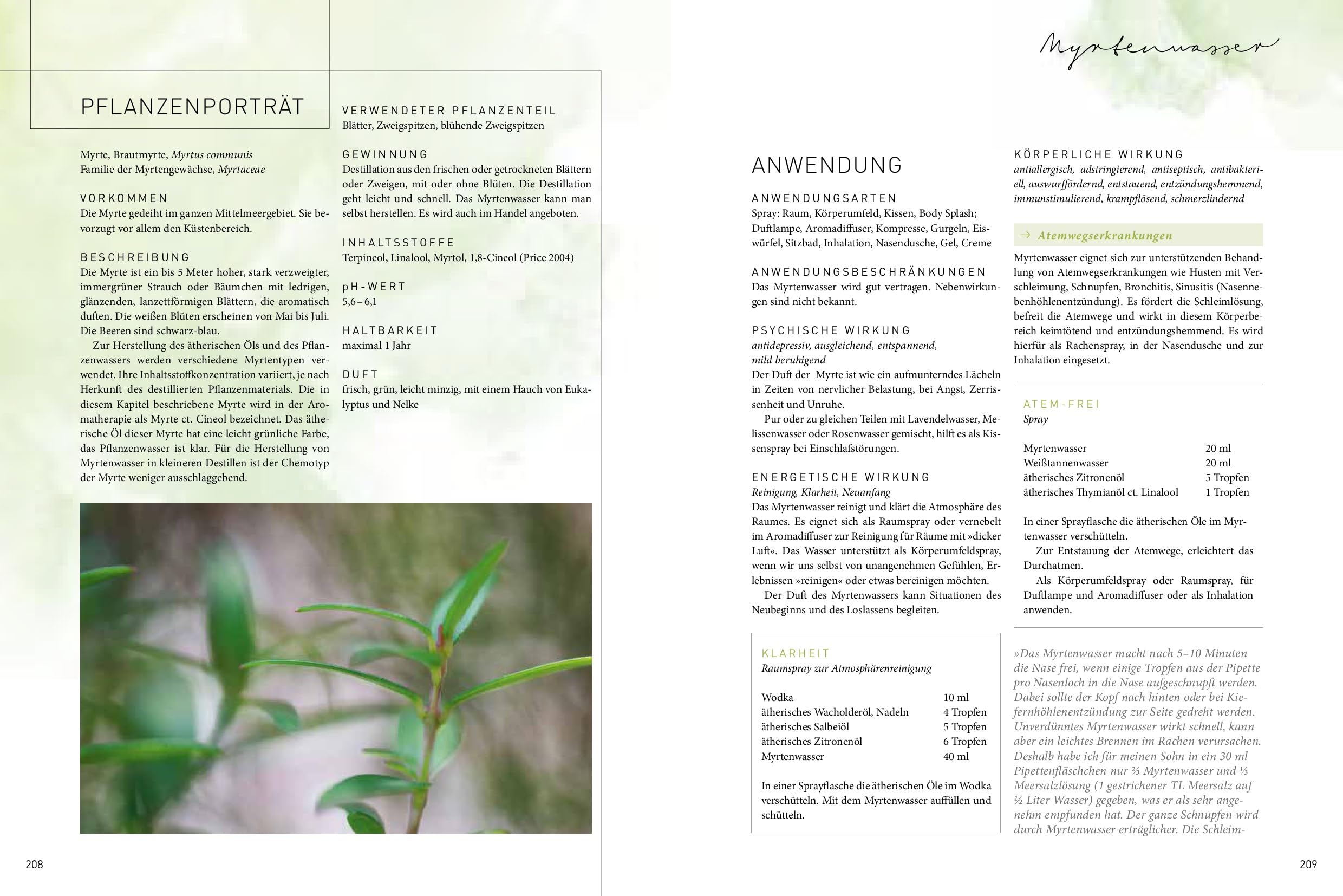 Das große Buch der Pflanzenwässer: Pflegen, Heilen, Gesund Bleiben mit Hydrolaten. 80 Pflanzenwässer, 200 Rezepte & praktische Anwendungen. Aromatherapie, Geschichte, Destillationsanleitungen