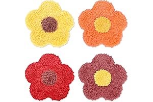 Whaline Groovy Tufted Mug Rugs: Delightful Decorations for Your Cozy Spaces