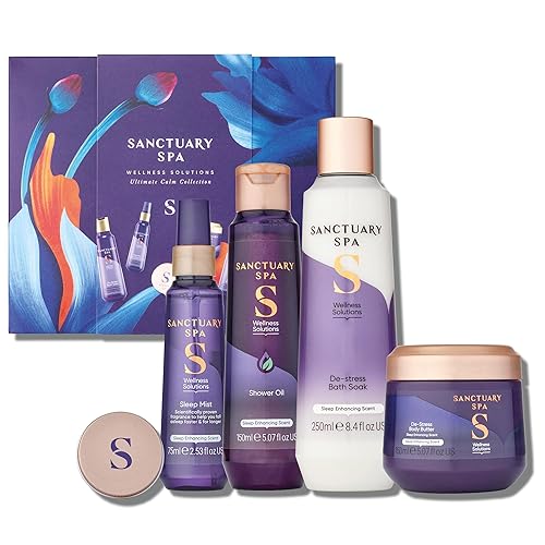 Sanctuary Spa Ultimate Calm Collection Gift Set, Vegan, Gift For Women, Birthday Gift, Womens Gift Sets, Self Care Gift - Ultimate Calm Kit