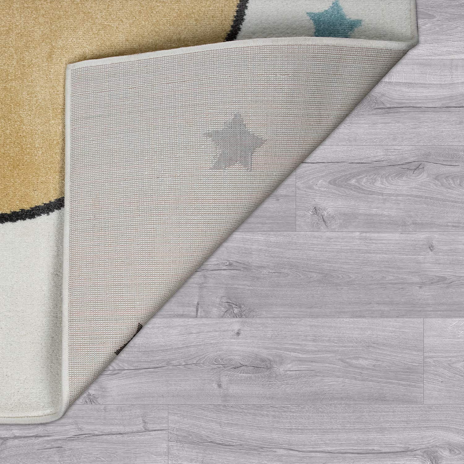 Paco Home Alfombra Infantil Habitación Infantil Niña Niño Varios Estampados Y Tamaños, tamaño:80x150 cm, Color:Crema 2