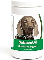 Vista 425 de Healthy Breeds Golden Retriever - Aceite de salmón masticable suave, 90