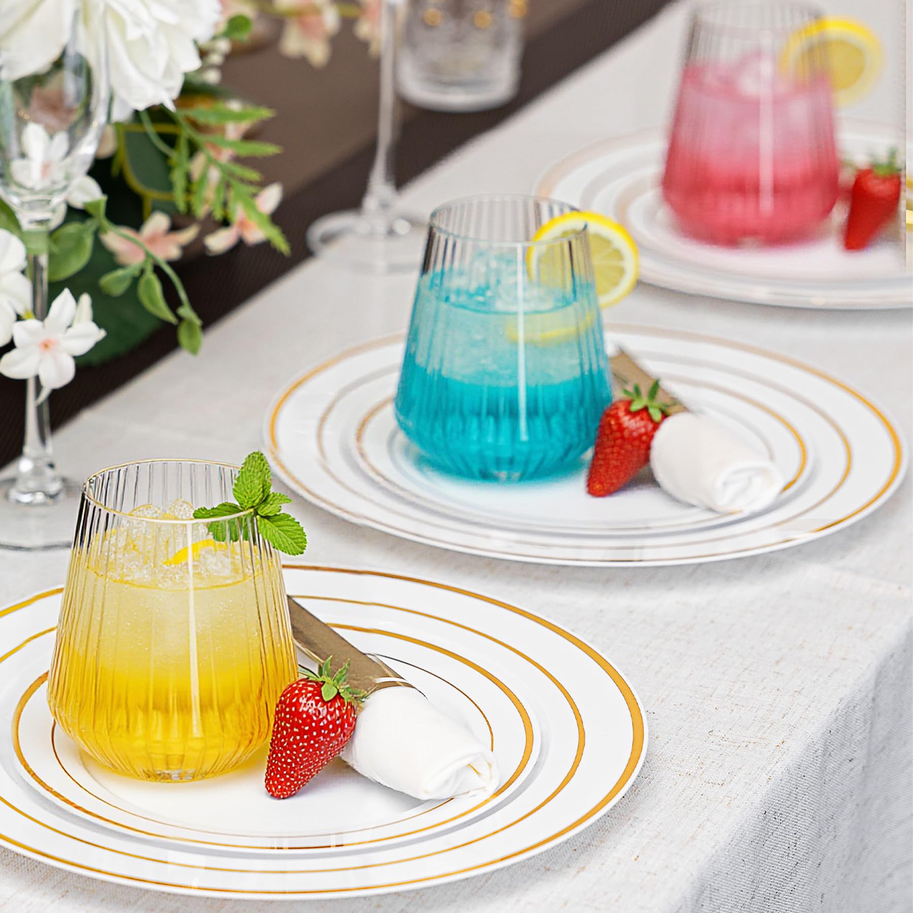 N9R 24PCS Plastic Wine Glasses Disposable,14 oz Cocktail & Spritz Glasses — Amazon image 6