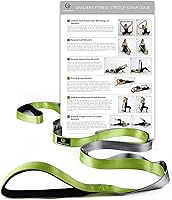 Vista 10 de Gradient Fitness Stretching Strap for Physical Therapy, 12 Multi-Loop Stretch Strap 1" W x 8' L, Neoprene Handles, Physical Therapy Equipment, Yoga