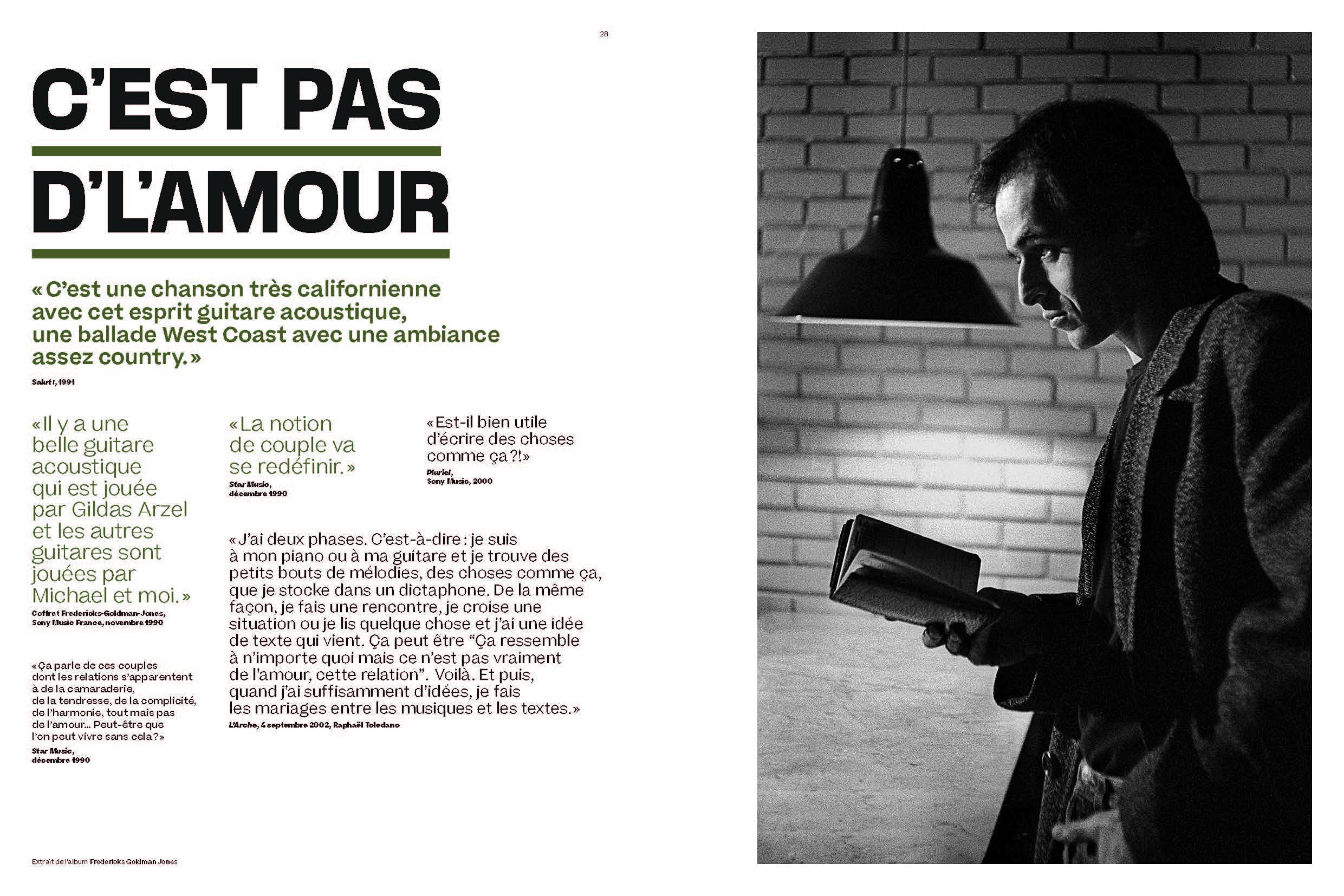 Le dictionnaire illustré des chansons de Jean-Jacques Goldman: 1 000 Citations - 103 Chansons