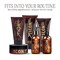 Vista 7 de I.C.O.N. India Shampoo, Moisturizing & Revitalizing Shampoo for All Hair Types, Enhances Volume, Adds Softness and Shine, Professional Salon Quality