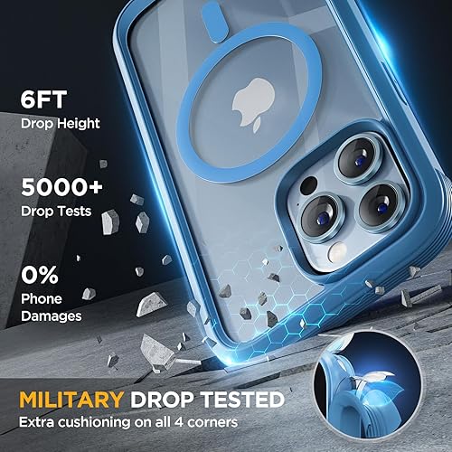 Miniatura 481 de Miracase Glass Series - Funda para iPhone 11 de 6.1 pulgadas, funda resistente de cuerpo completo mejorado con protector de pantalla de vidrio Negro