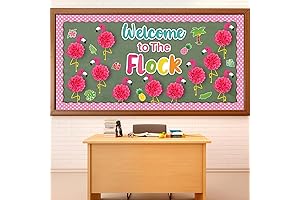 3D Pink Flamingo Bulletin Board Decorations for Classroom