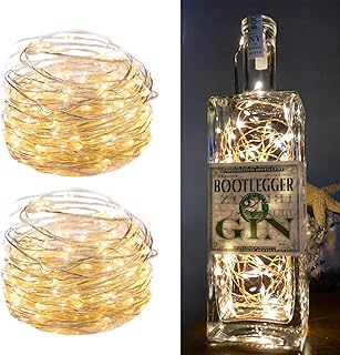 2Pack Fairy Lights Plug in, 33Ft 100 LEDs Waterproof Silver Wire Firefly...