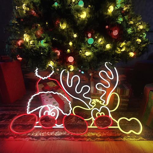 Miniatura 5 de Letreros de neón personalizados, letrero de luces LED grandes de neón personalizable para decoración de pared, boda, fiesta de cumpleaños,