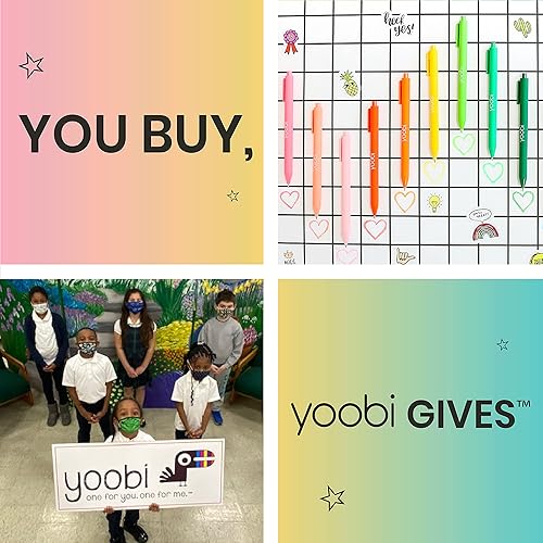 Miniatura 7 de Yoobi Rainbow Sprinkles - Botella de agua de acero inoxidable de 18 onzas con tapa a prueba de derrames, con popote, apta para lavavajillas