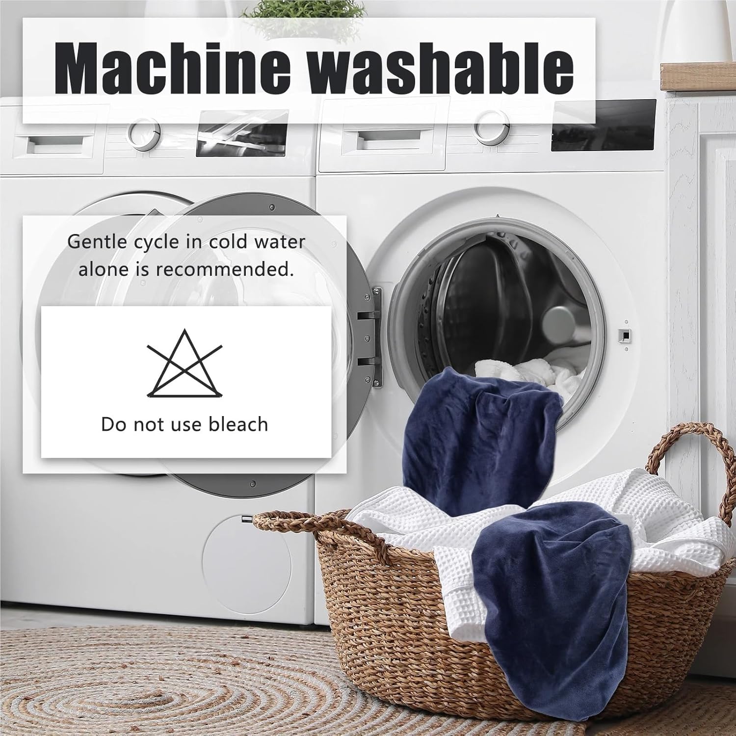 Toilet Seat Covers Washable 2sets Soft Toilet Seat Cover Stretch Lid and Tank Mat Set Universal Wear Resistant Elastic Pad Bathroom Accessories(White)