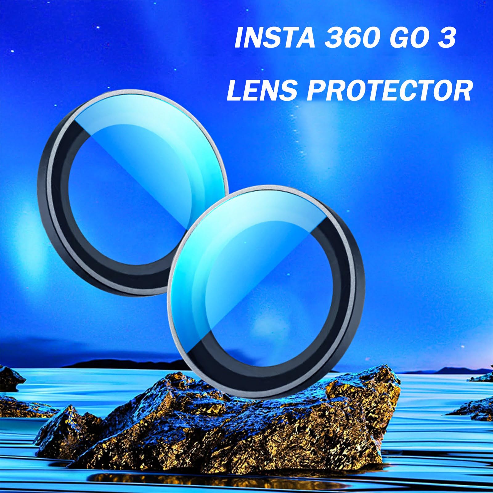 2 Pellicole Protettive Per Lente 360 GO 3 - Trasparenti, Anti-Graffio, Facili Da Applicare - Foto 6