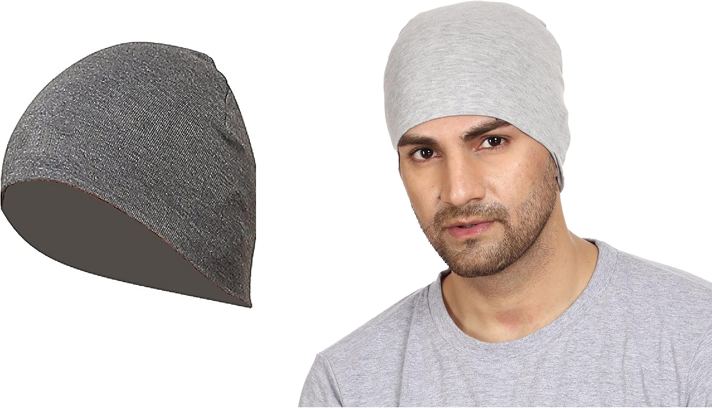 GajrajUnisex Cotton Free Size Skull Cap (Pack of 2)