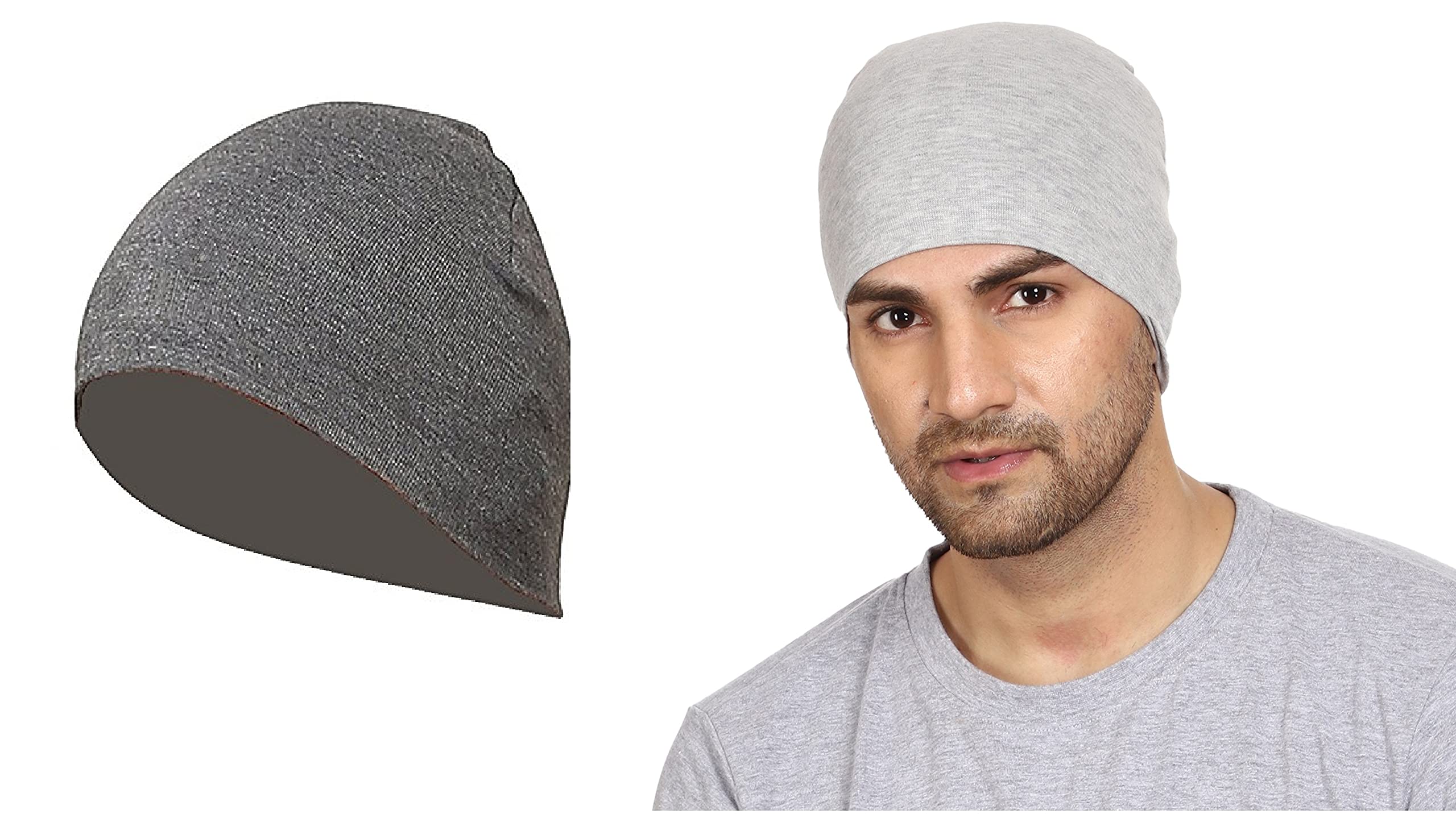GajrajUnisex Cotton Free Size Skull Cap (Pack of 2)