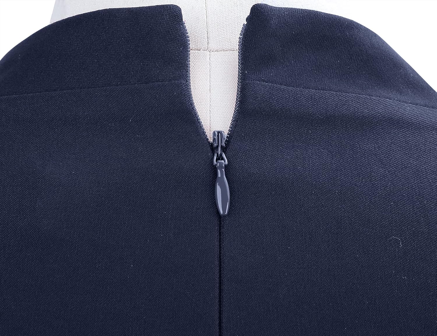 MUXXN Women's 1950s Retro 3/4 Sleeve V Neck Midi Sheath Vintage Cocktail Work Pencil Dresses - Image 7