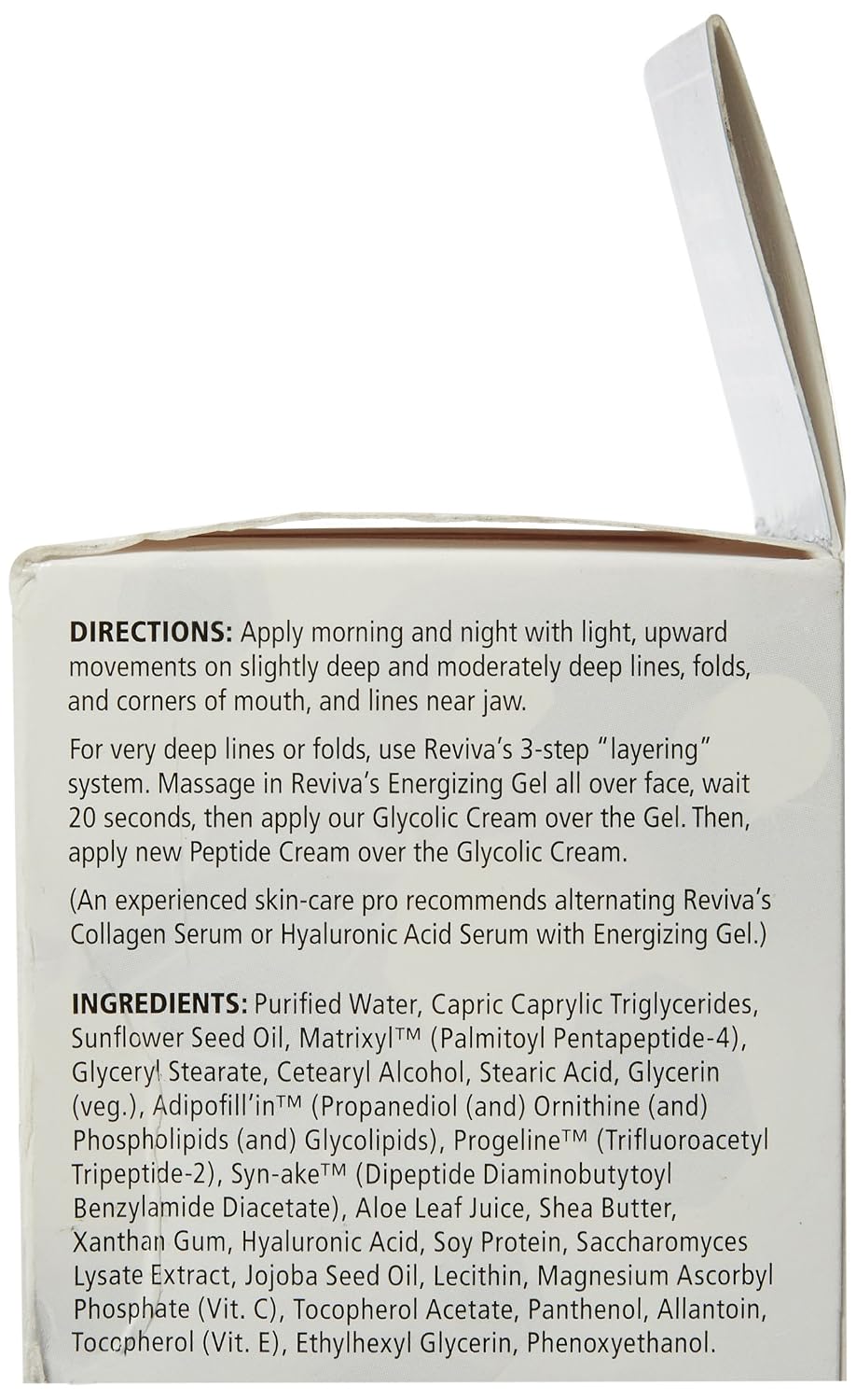 REVIVA Anti-Wrinkle Cream Peptides, 0.05 Pounds